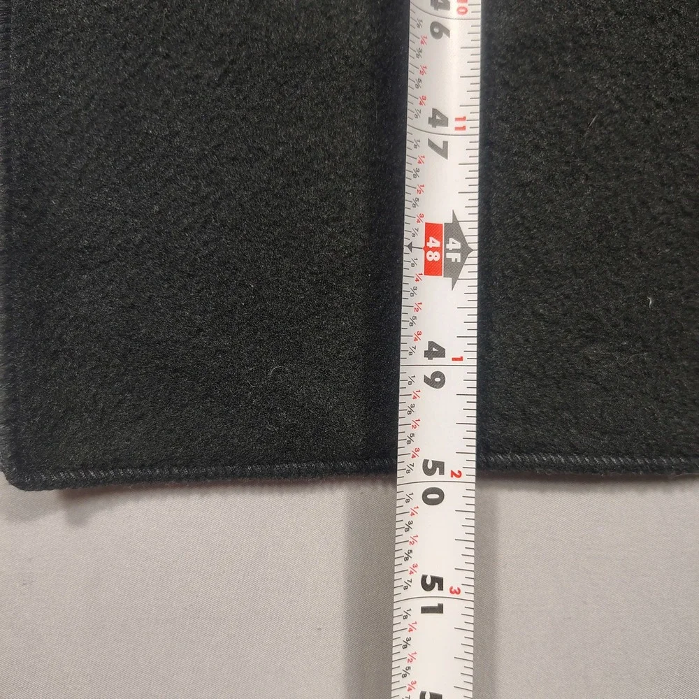 Britches Great Outdoors Scarf Unisex OS Fleece Dual Texture Black Solid USA Made